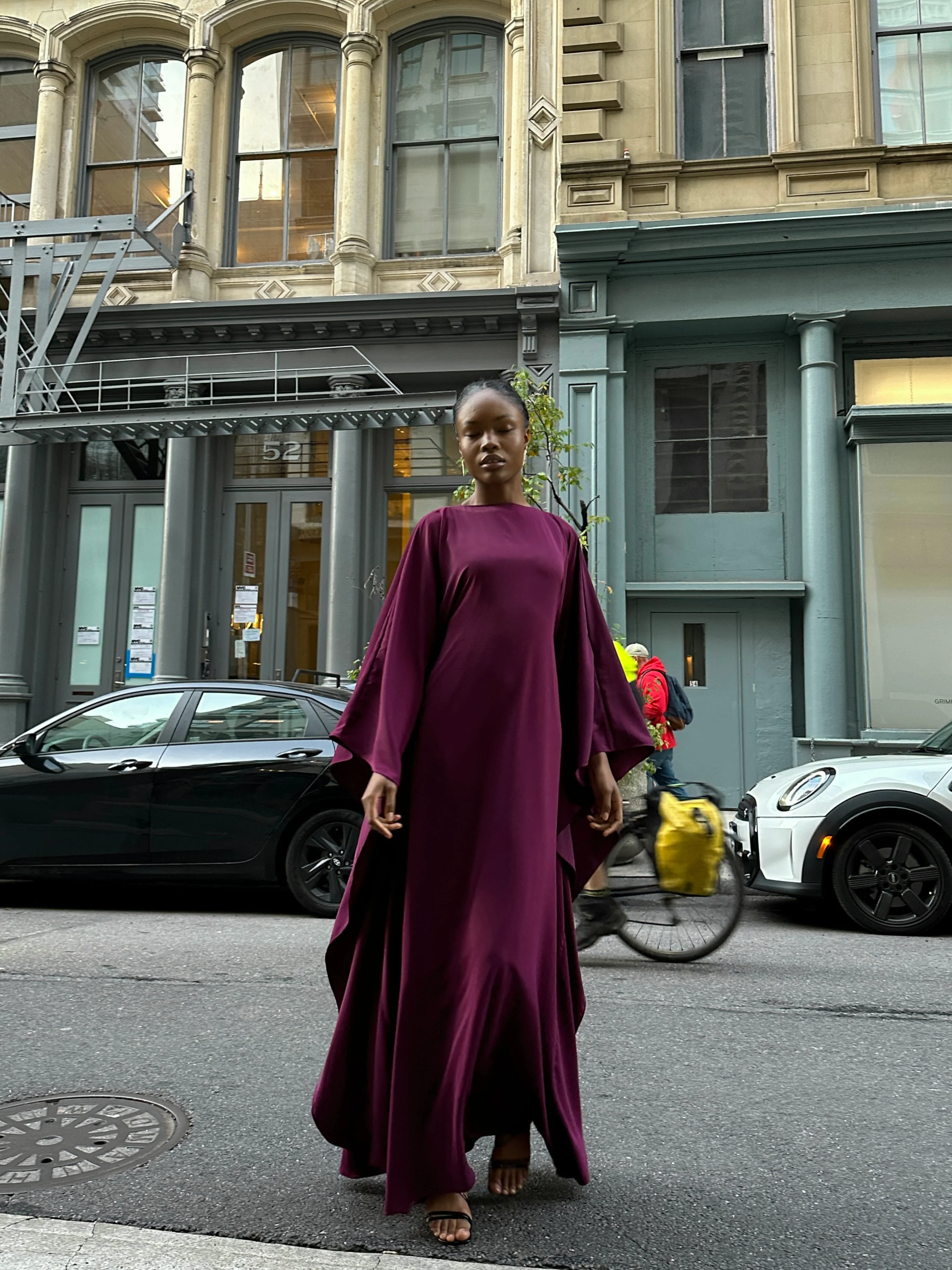 Berry Kaftan Dress - Image 4