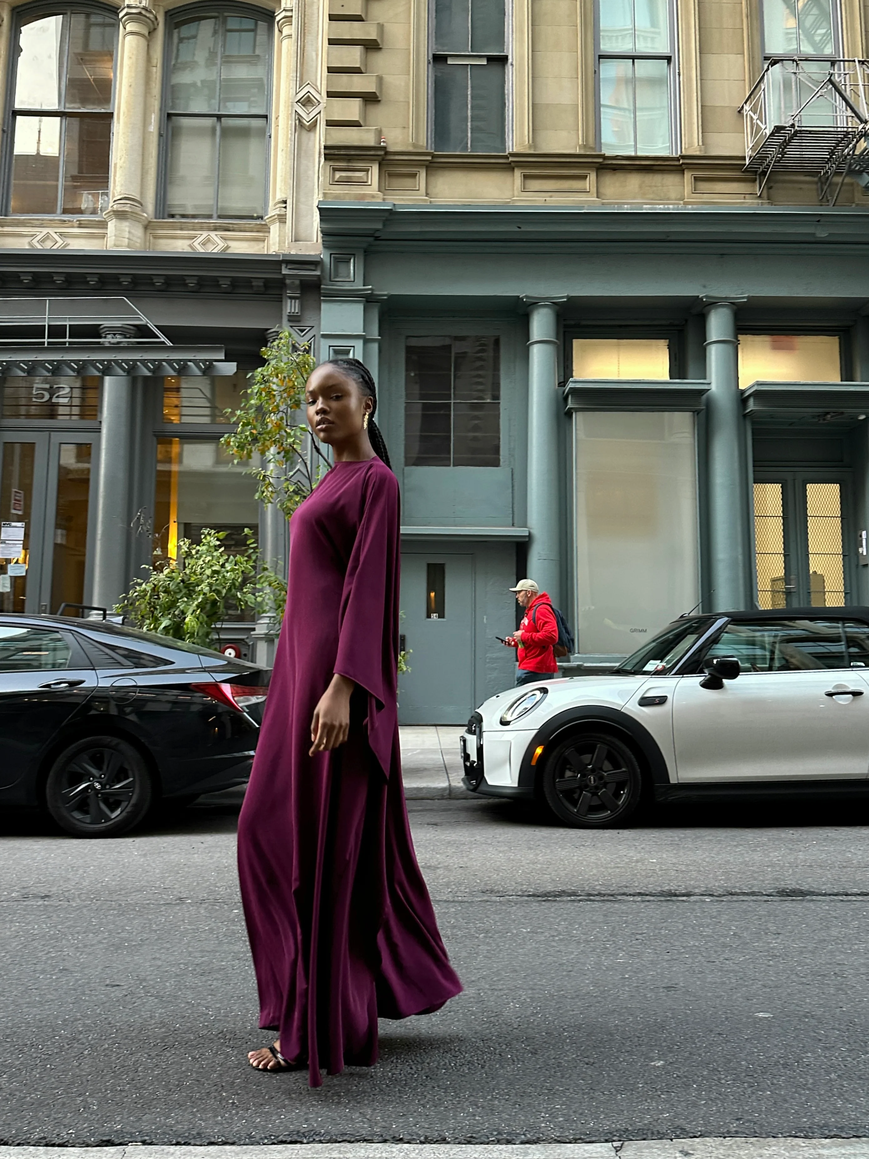 Berry Kaftan Dress - Image 5
