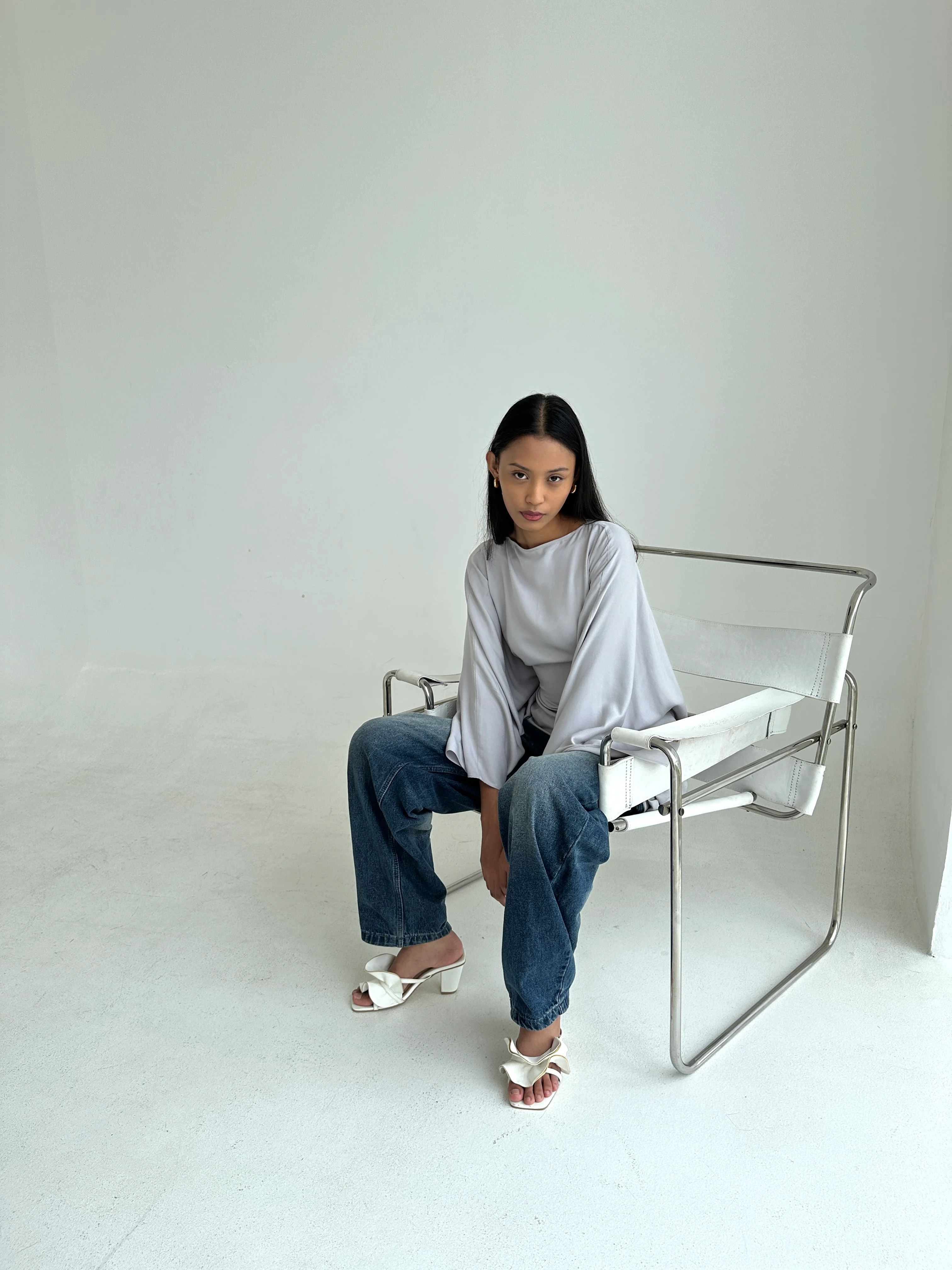 ESMÉ Butterfly Top in Gray - Image 6