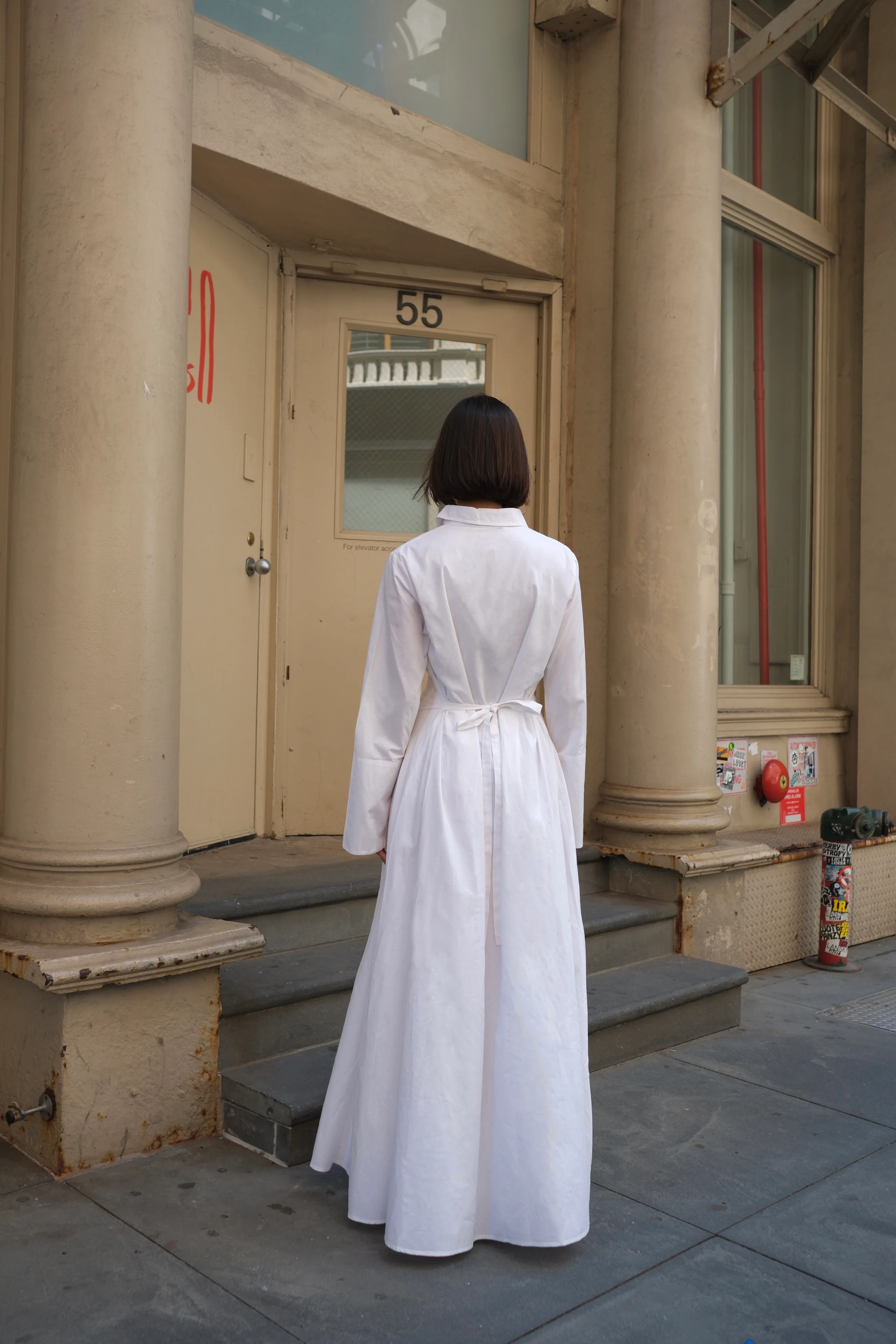 GAIA Cinched Cotton Tencel Dress | final batch - Image 5