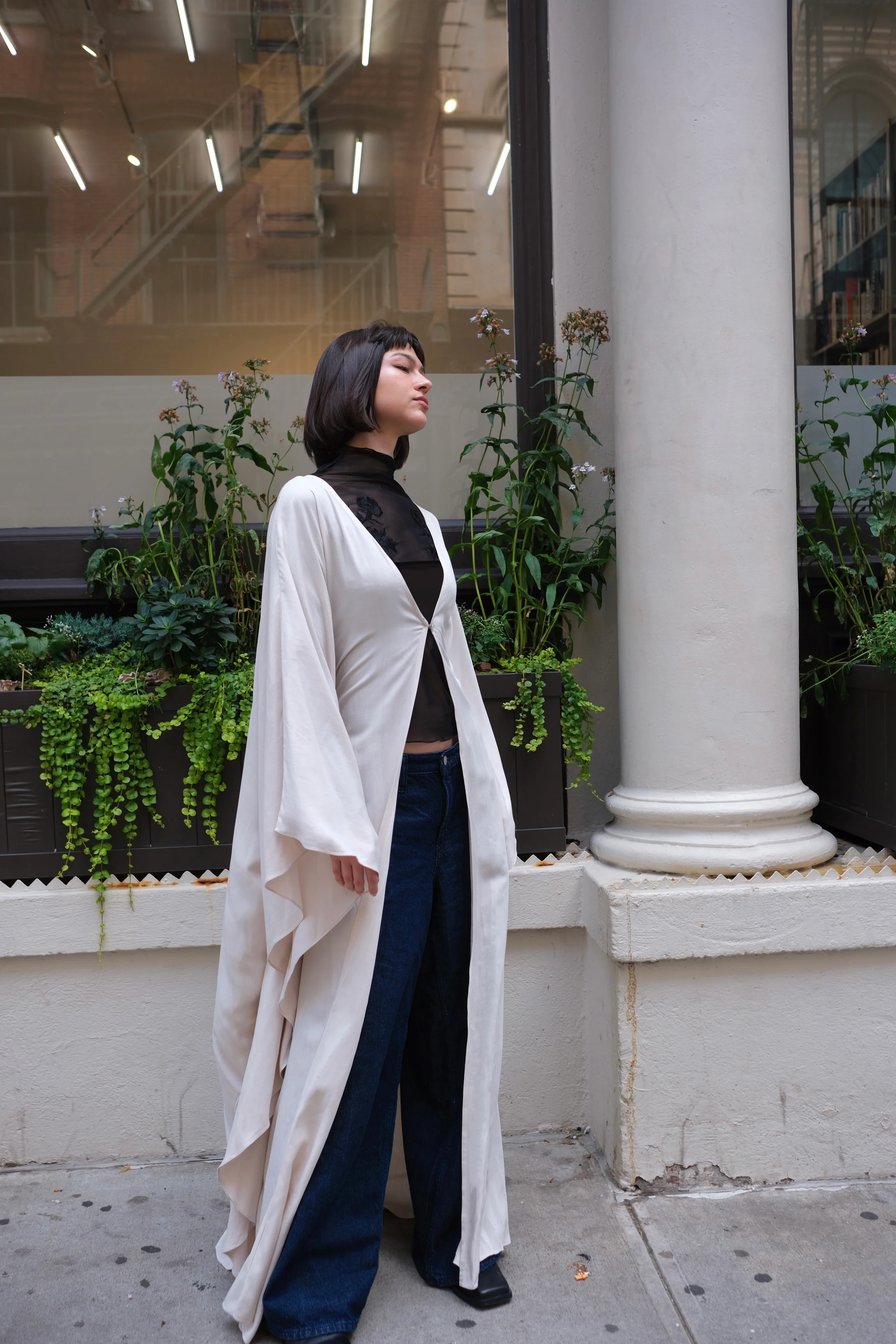 ISLA Mother-of-Pearl Tied Outerwear | last batch - Image 3