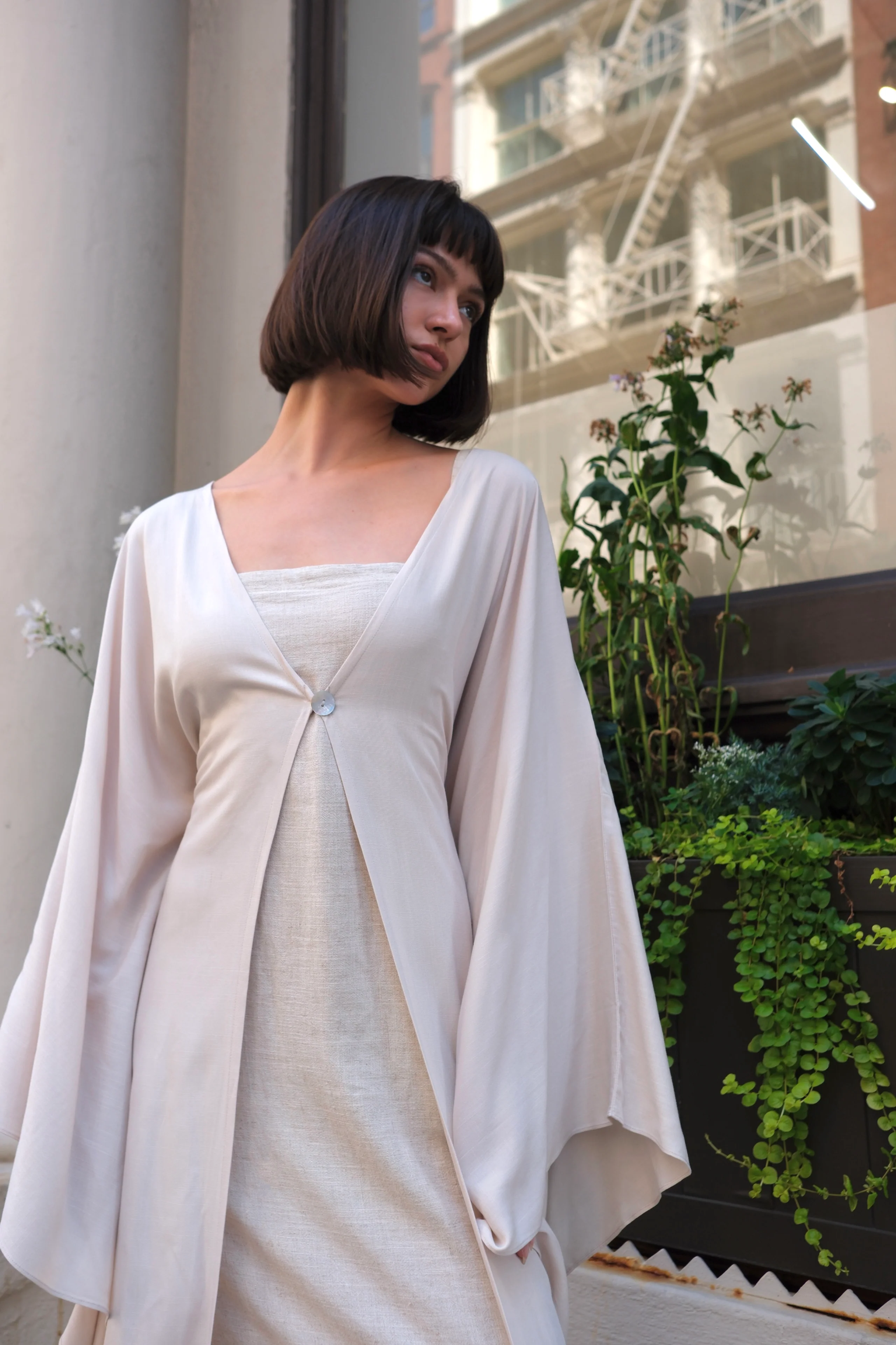 ISLA Mother-of-Pearl Tied Outerwear | last batch - Image 6