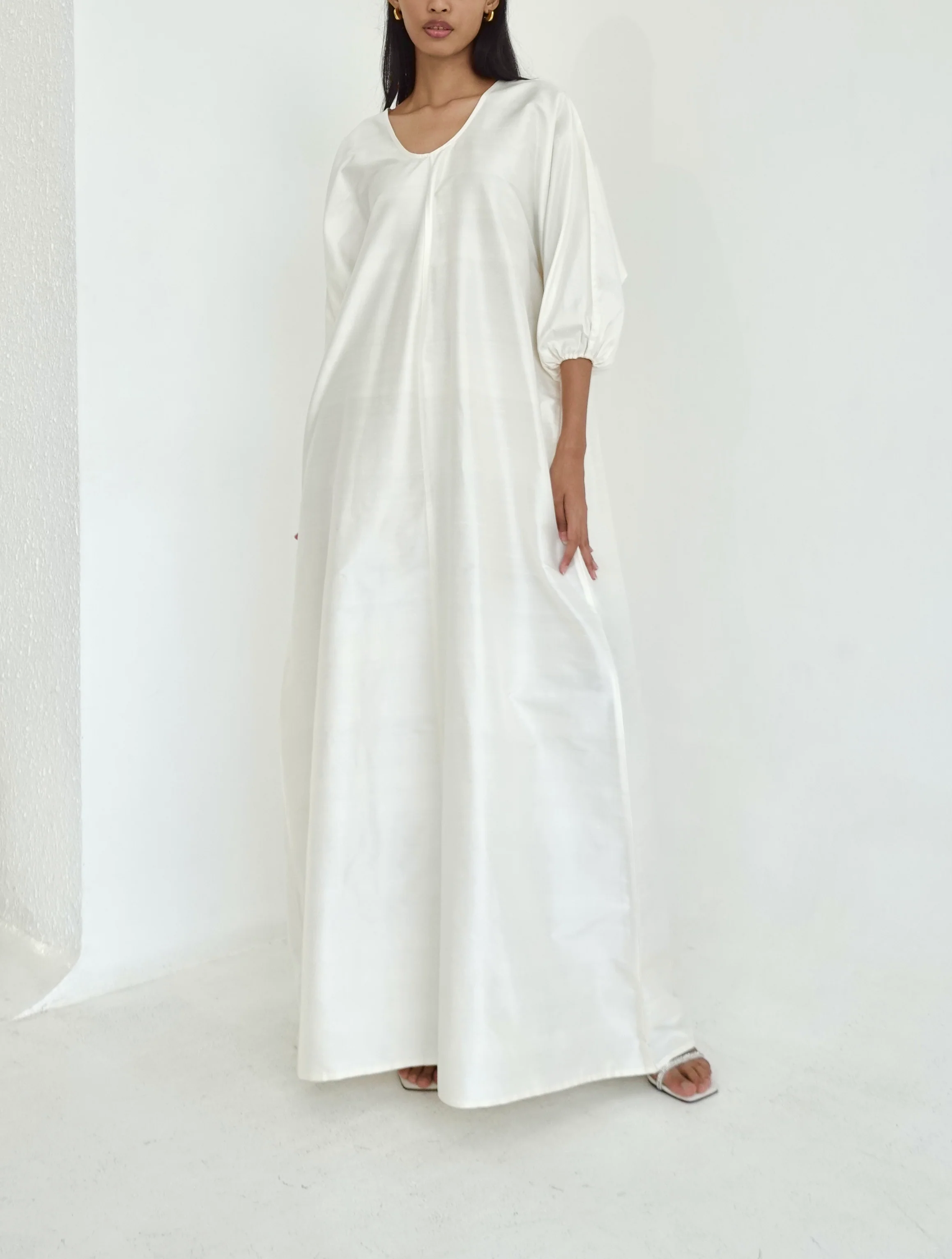 Raw Silk Puff Gown - Image 5