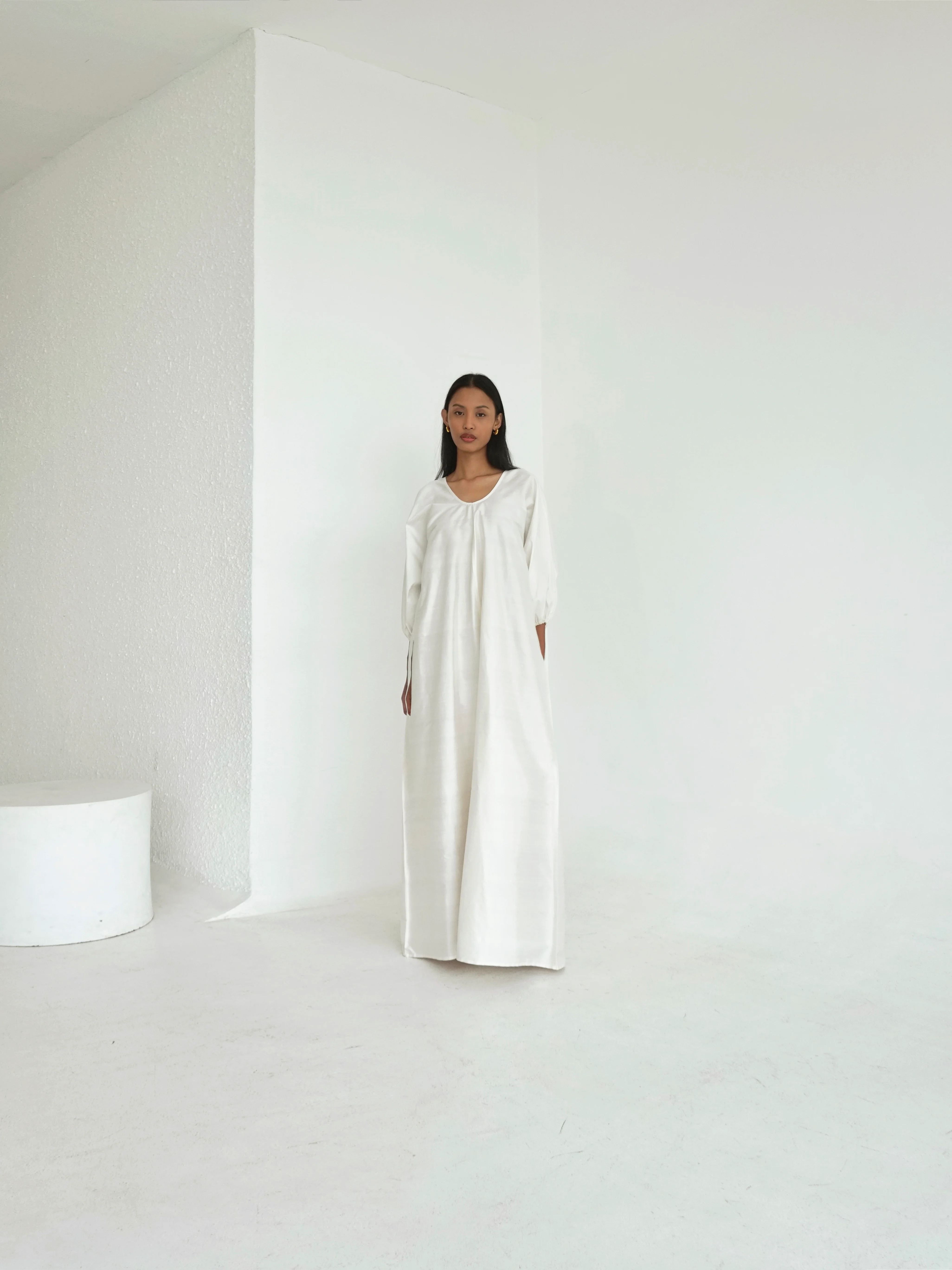 Raw Silk Puff Gown - Image 6