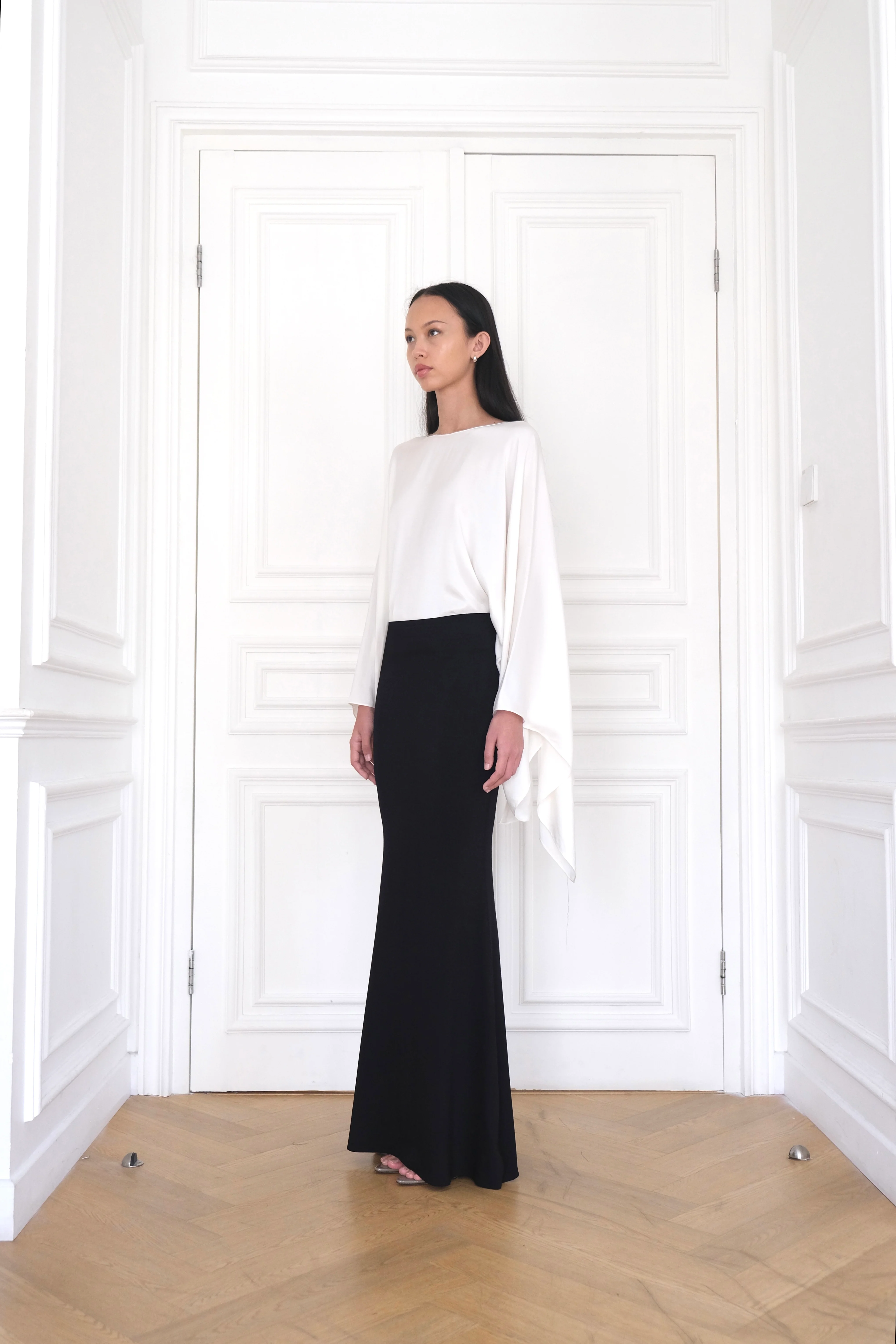 RHEA Black Long Maxi Skirt - Image 5