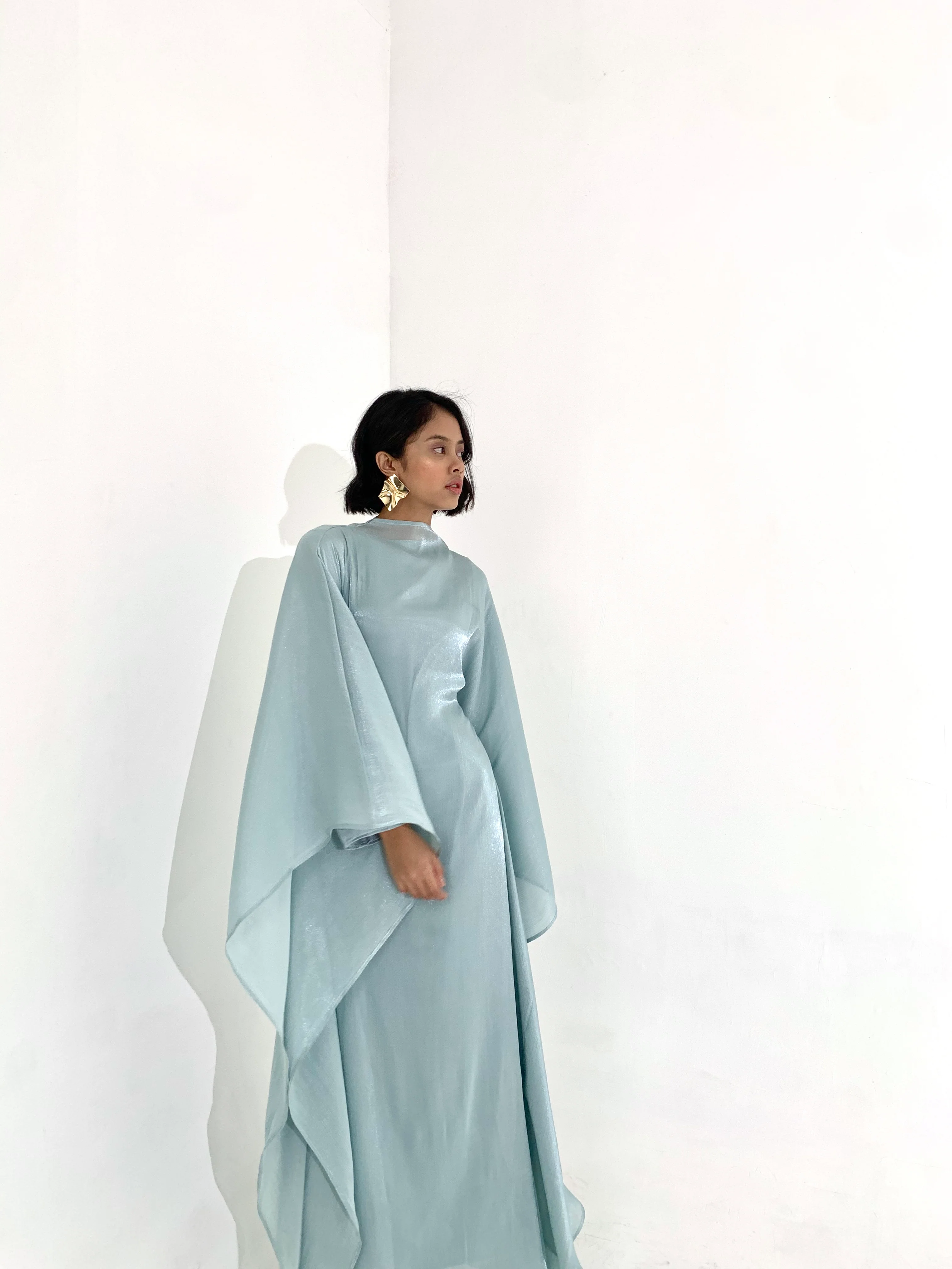 Aquamarine Kaftan Dress - Image 3