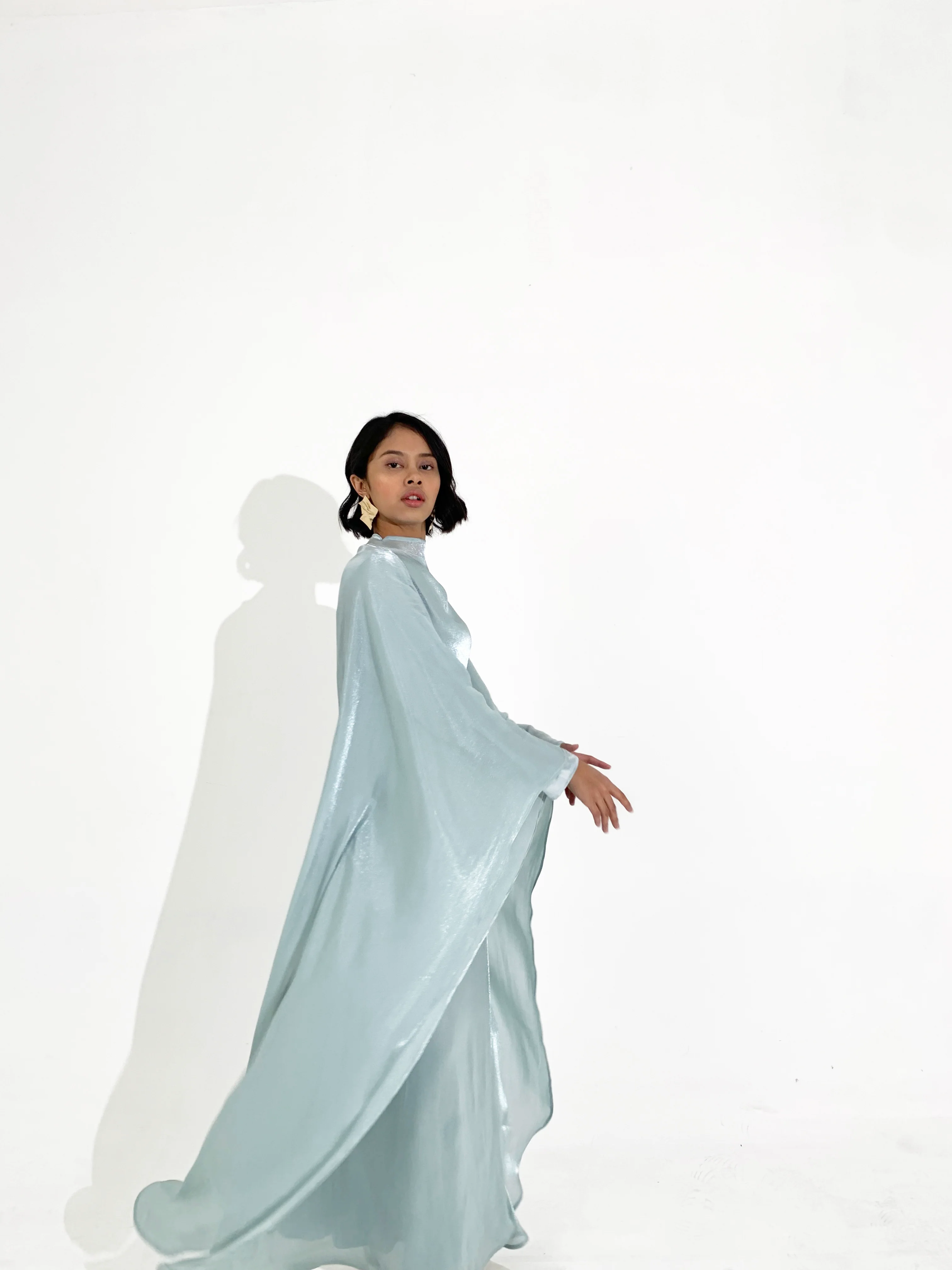 Aquamarine Kaftan Dress - Image 5