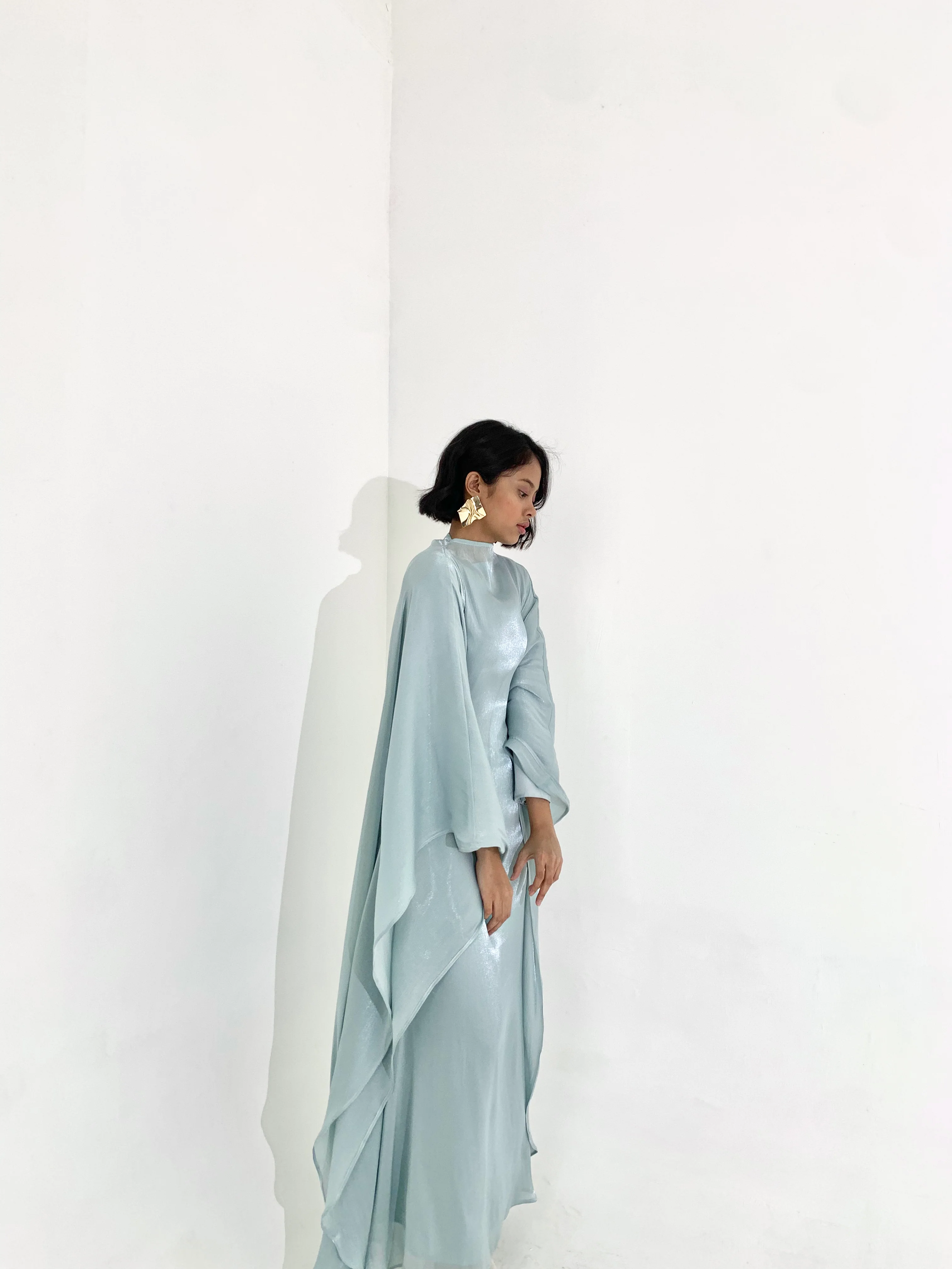Aquamarine Kaftan Dress - Image 6