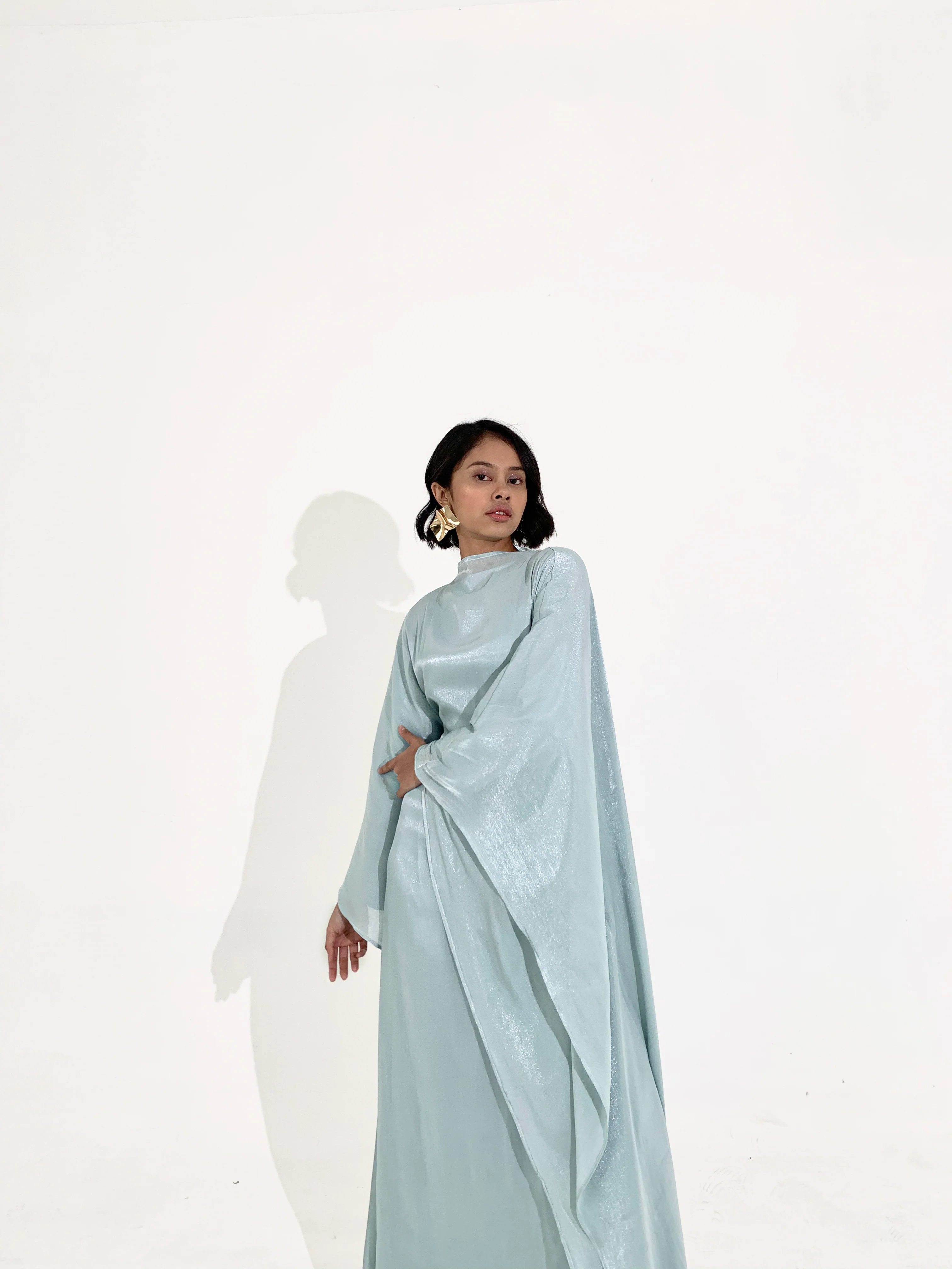 Aquamarine Kaftan Dress - Image 7
