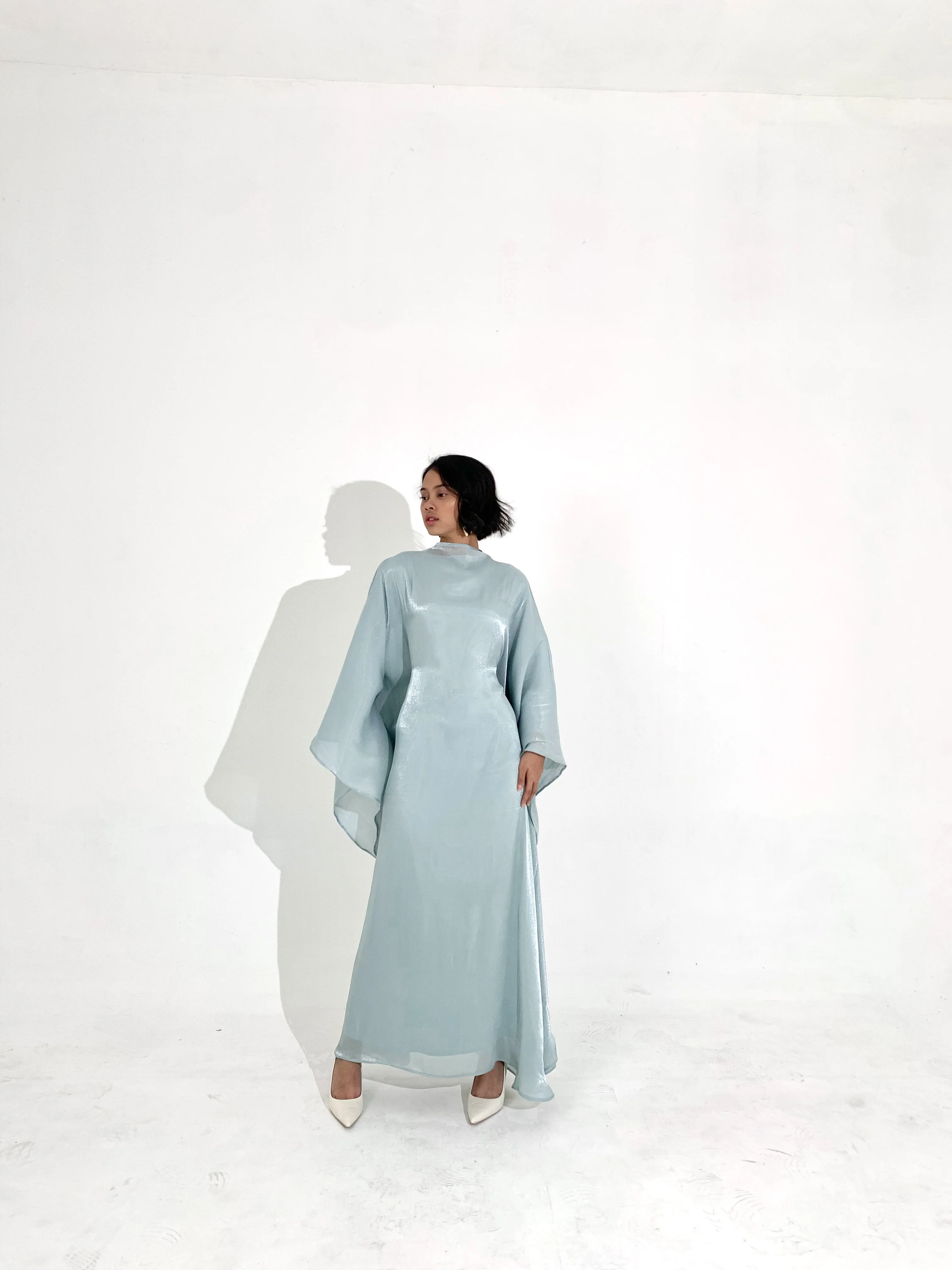 Aquamarine Kaftan Dress - Image 8