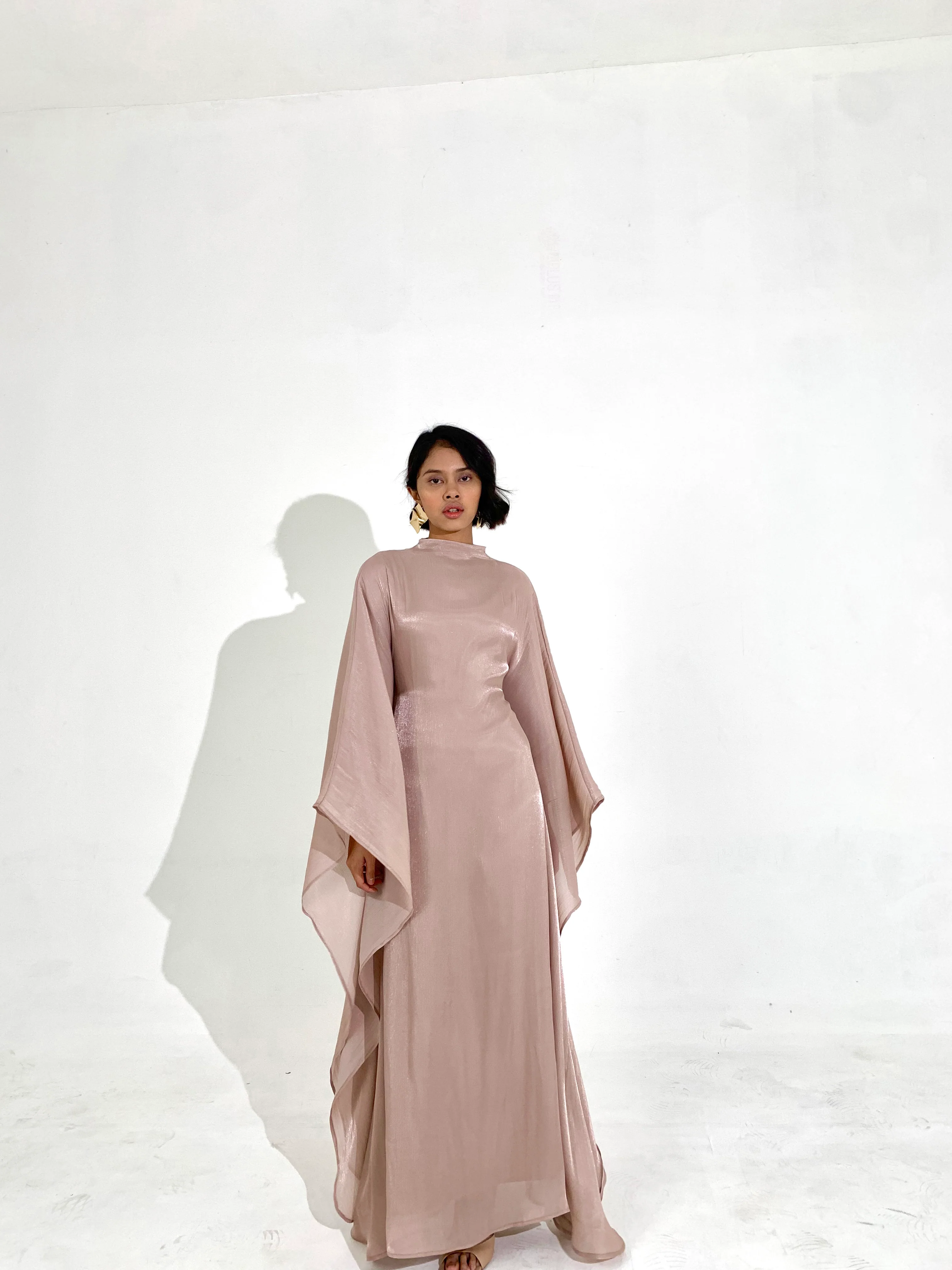 Rose Gold Kaftan Dress - Image 3
