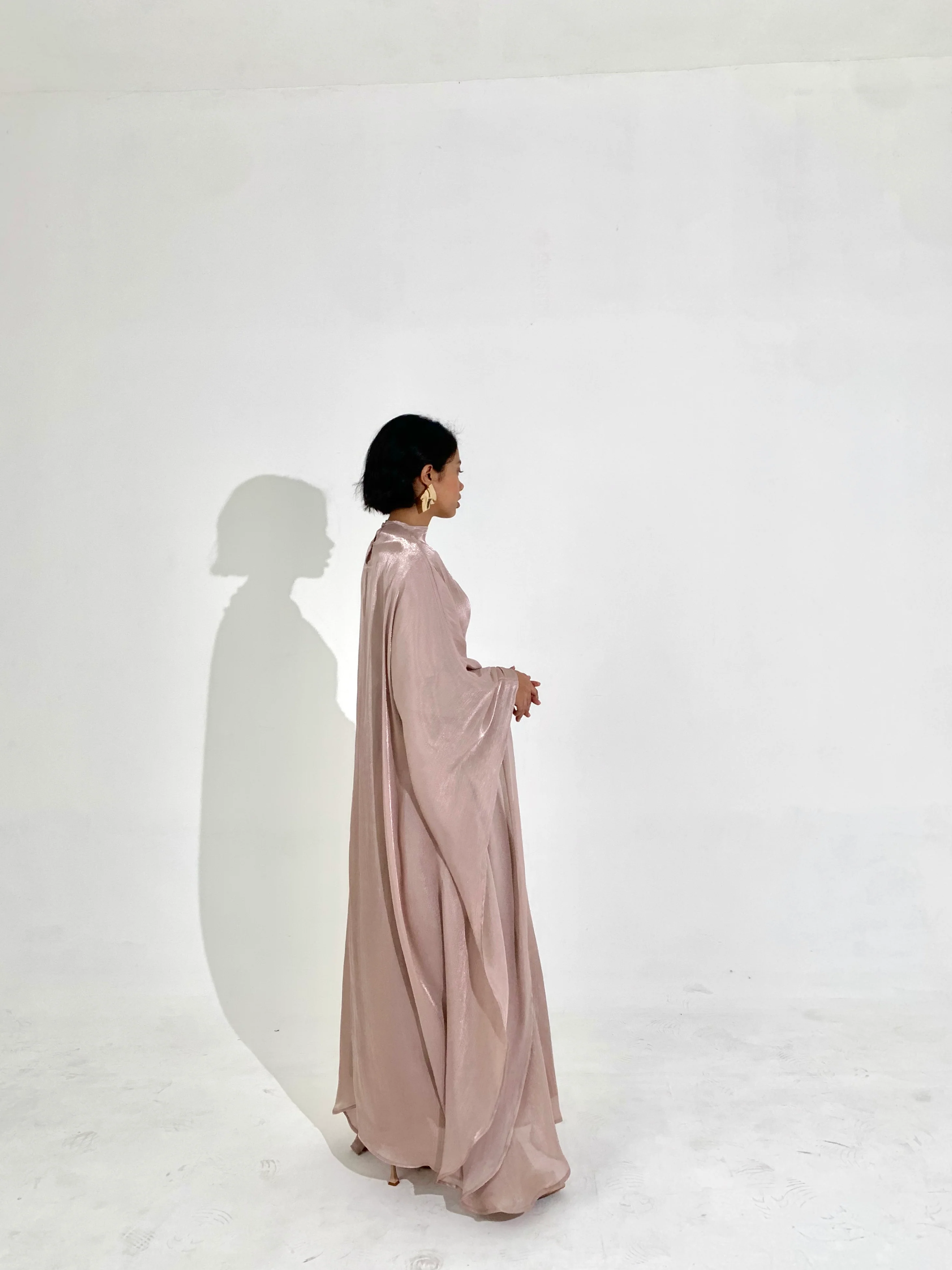Rose Gold Kaftan Dress - Image 6