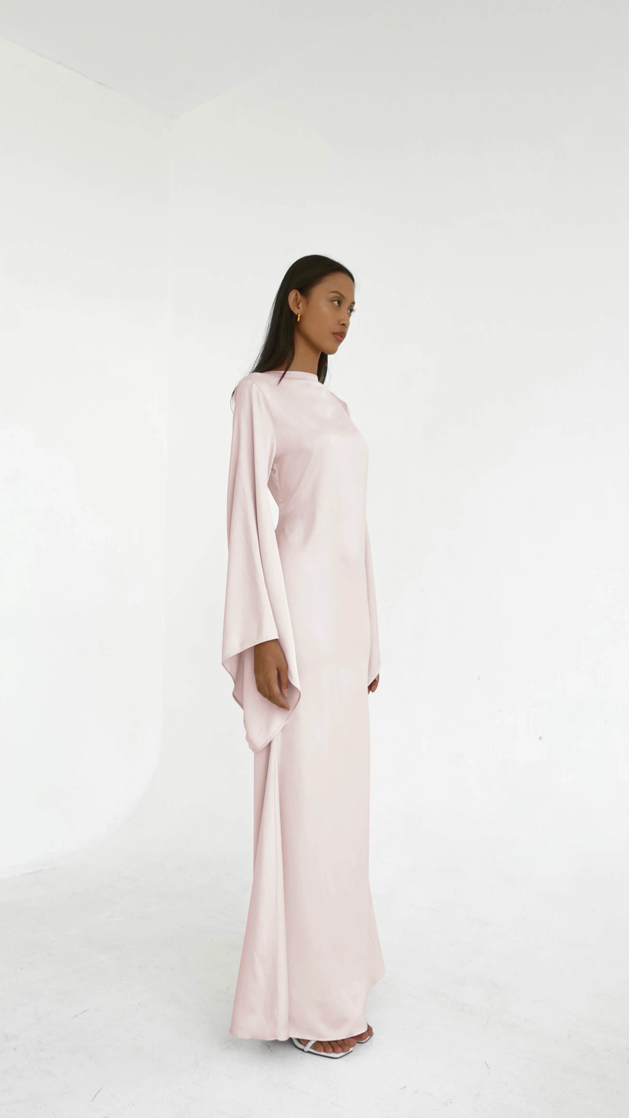 Tulip Dress in Blush Pink - Image 6
