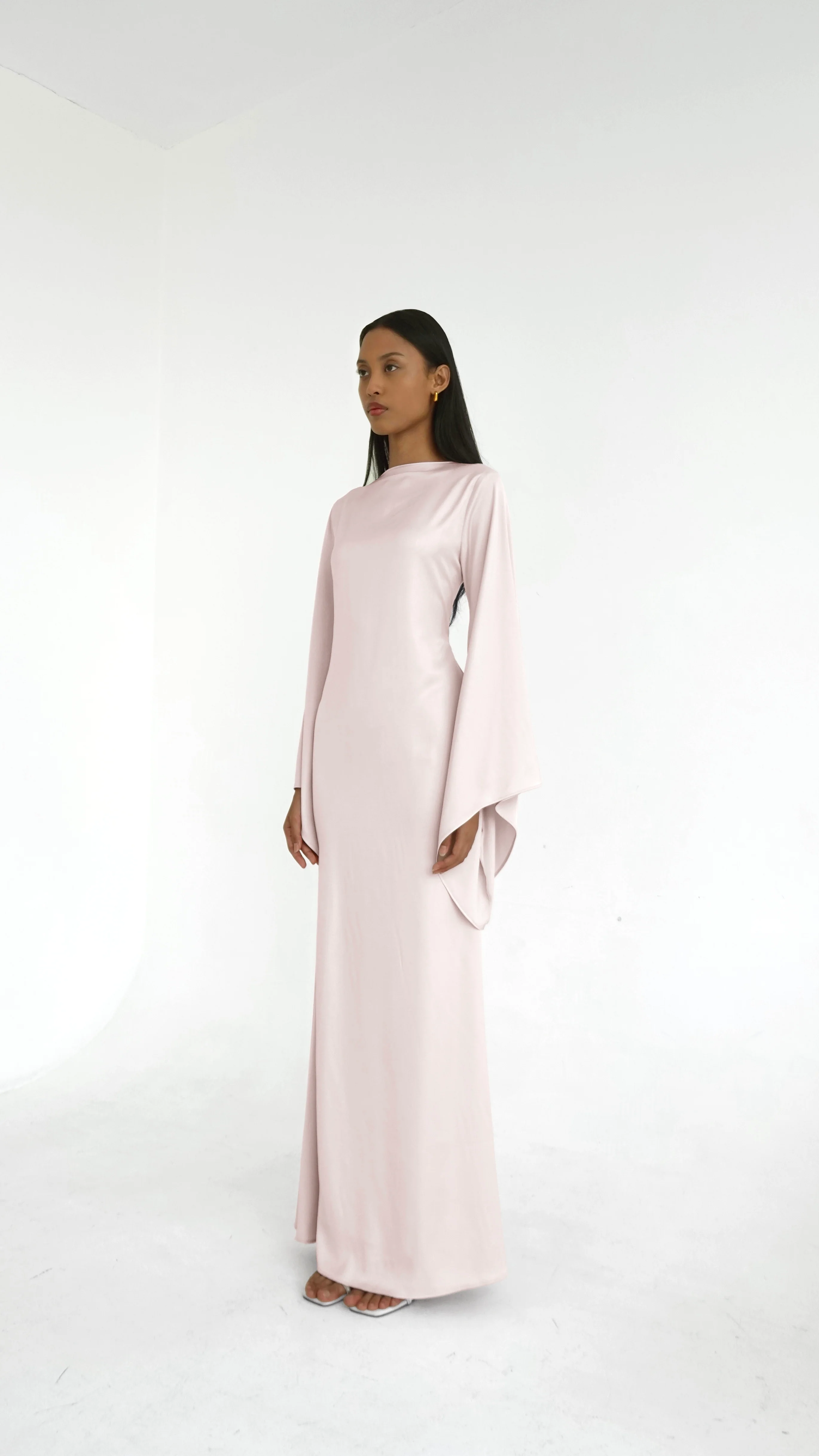 Tulip Dress in Blush Pink - Image 7