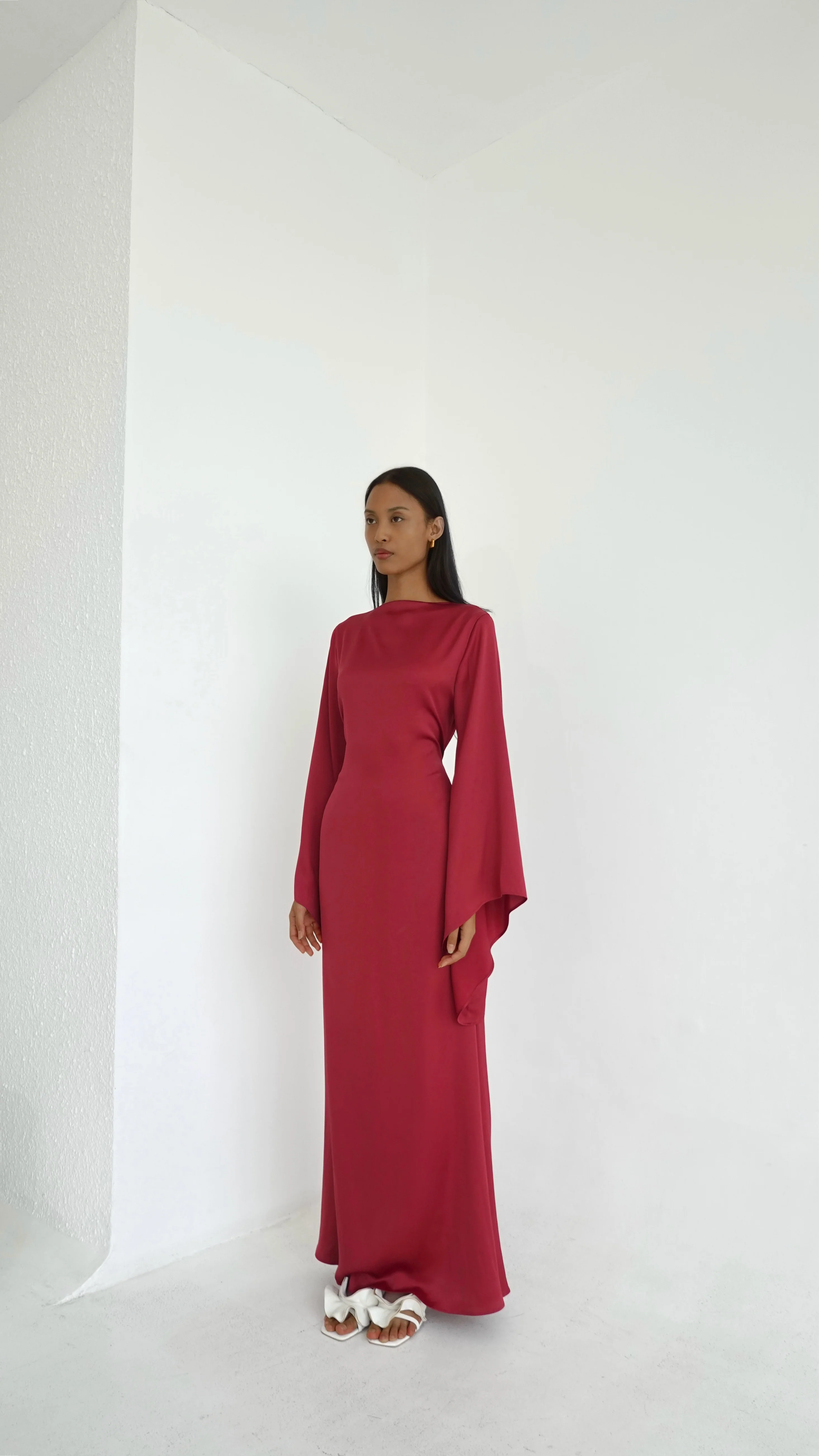 Tulip Dress in Red Rose - Image 6
